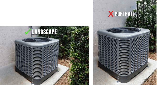 landscape vs portrait